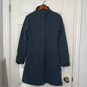 Title Nine Women's Mid-Length Gray Coat size Small